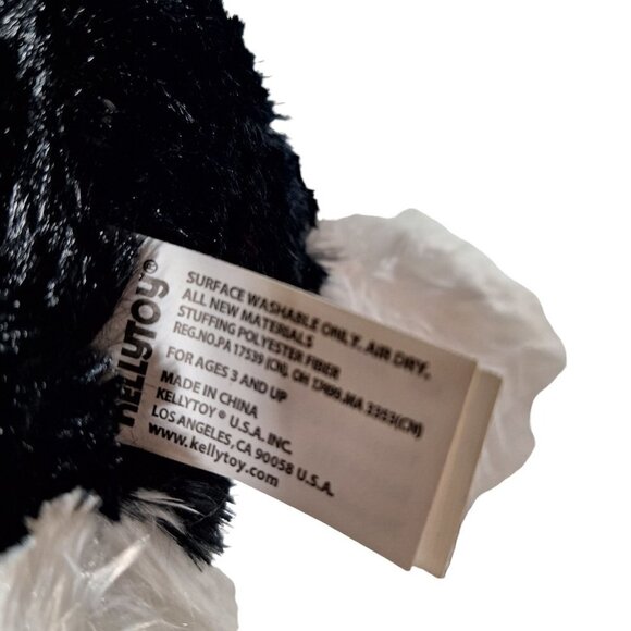 Kellytoy Puppy Dog Black White Valentine 12 Inch - Picture 6 of 8